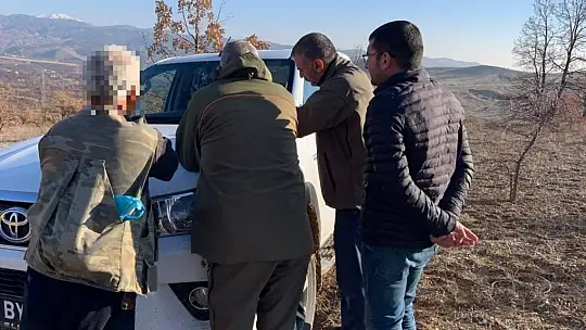 Elazığ'da yasa dışı avcılık yapan 3 kişiye idari işlem yapıldı