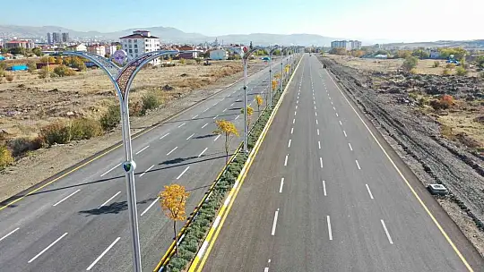 Elazığ'da yeni bulvarda çalışmalar tamamlandı
