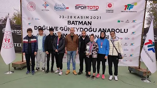 Elazığ Gençlik Spor, teniste 3. oldu