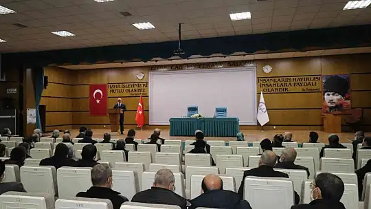 Elazığ İl Müftülüğü aralık ayı mutat toplantısı yapıldı