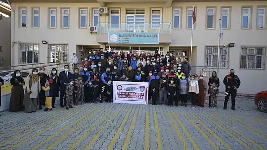 Elazığ polisi özel ve engelli çocuklarla bir araya geldi