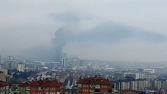 Elazığ stadyumunda yangın