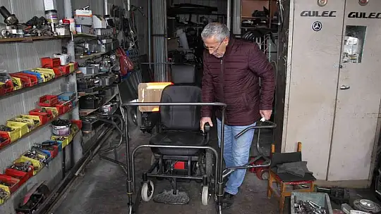 Engelli babası, yaptığı tasarımlarla engellilerin hayatlarını kolaylaştırdı