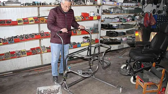 Engelli babası, yaptığı tasarımlarla engellilerin hayatlarını kolaylaştırdı