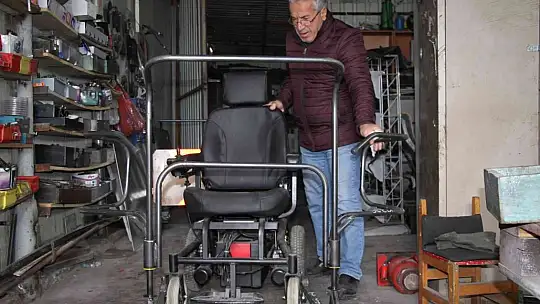 Engelli babası, yaptığı tasarımlarla engellilerin hayatlarını kolaylaştırdı