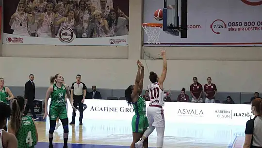 Kadınlar Basketbol Süper Ligi: Elazığ İl Özel İdare: 83 - UY İzmit Belediyespor: 90