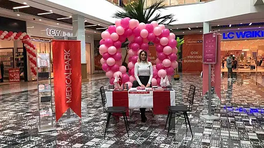 Medical Park Elazığ Hastanesinden 'Meme Kanseri' bilinçlendirme standı