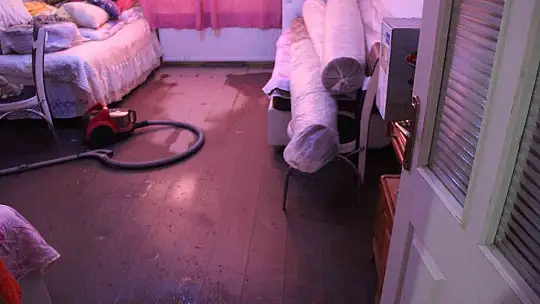 Meteorolojinin uyarıda bulunduğu Elazığ'da evleri su bastı