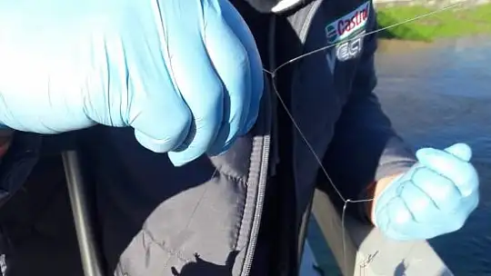 Oltaya balık yerine yarasa takıldı, görenler şaşkına döndü
