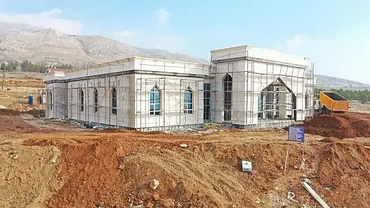 Şehit Fethi Sekin Külliyesi inşası hızla ilerliyor