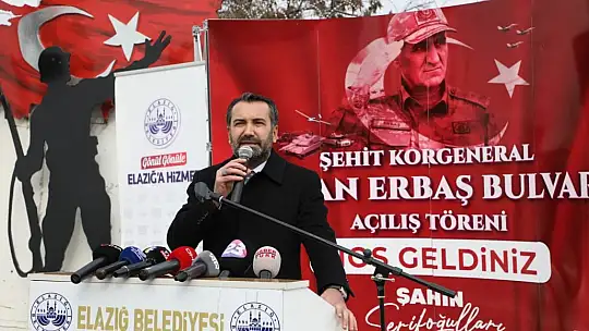 Şehit Korgeneral Osman Erbaş'ın adının verildiği bulvar açılışına katılan eşinin sözleri duygulandırdı