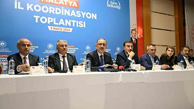 Bakan Özhaseki Malatya'da konuştu!