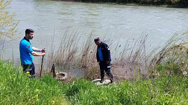 Dicle Nehri'nde sualtı görüntüleme cihazı ile ceset arandı