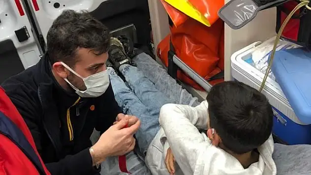 11 yaşındaki çocuğun yardımına UMKE yetişti