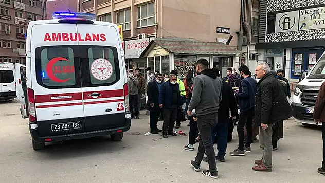 Minibüsün çarptığı yaya hafif yaralandı