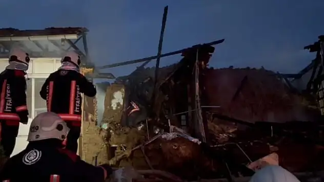Malatya'da ev yangını