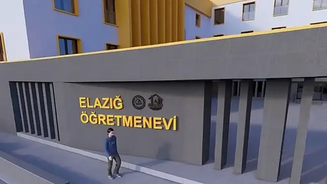 Modern mimari, yüksek kapasite: Elazığ Öğretmenevi ihale tarihi netleşti