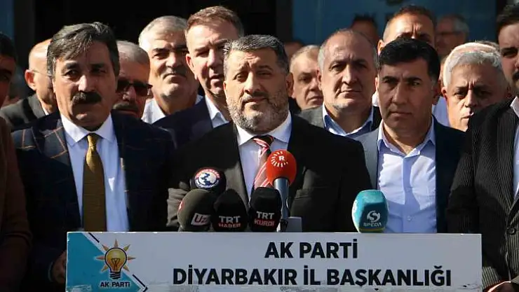AK Parti Diyarbakır İl Başkanlığı'ndan İsrail'e tepki
