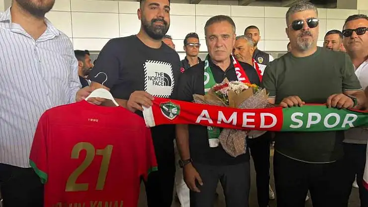 Amedspor'un yeni teknik direktörü Ersun Yanal, Diyarbakır'a geldi