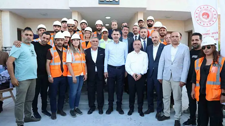 Bakan Kurum, TOKİ konutlarını inceledi