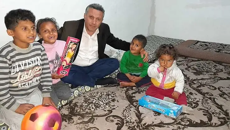 Başkan Çadırcı'dan Suriyeli ailelere ziyaret