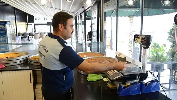 Bayram öncesi tatlıcılara denetim