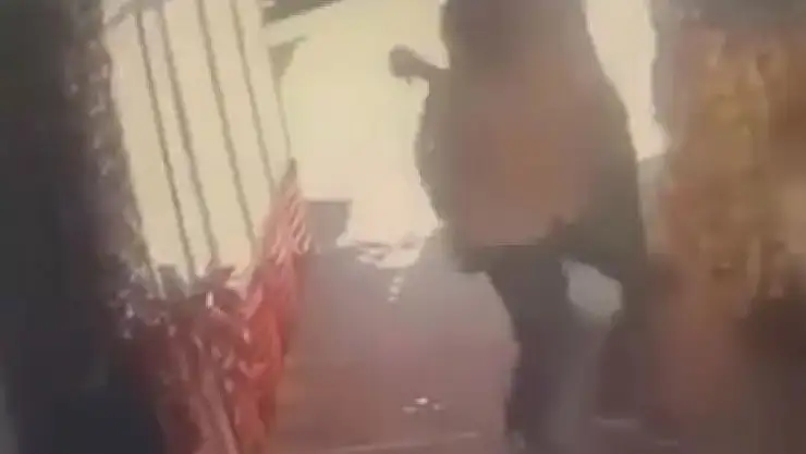 Bıçaklı saldırı olayında yeni görüntüler ortaya çıktı