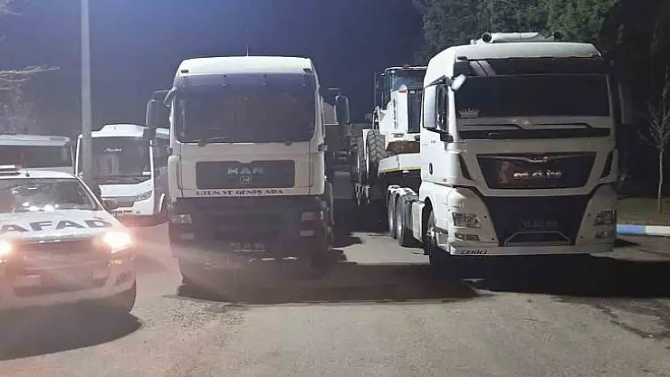 Bingöl'de Erzincan'a destek