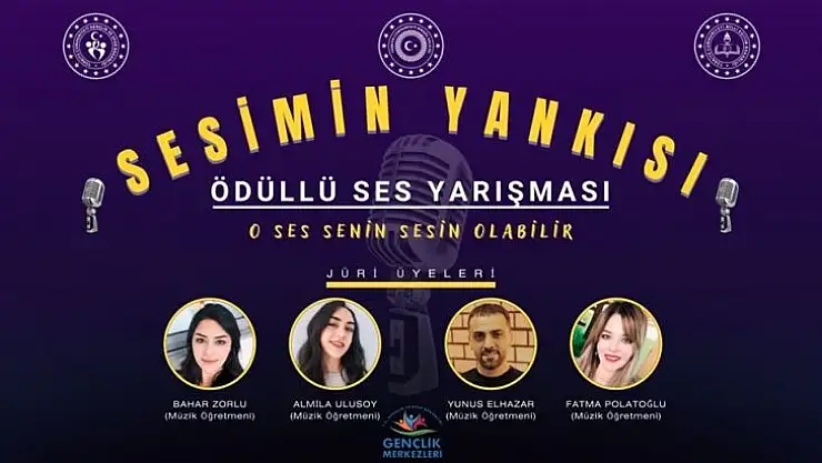 Bingöl Gençlik ve Spor İl Müdürlüğü, 'Sesimin Yankısı Ses Yarışması' düzenliyor