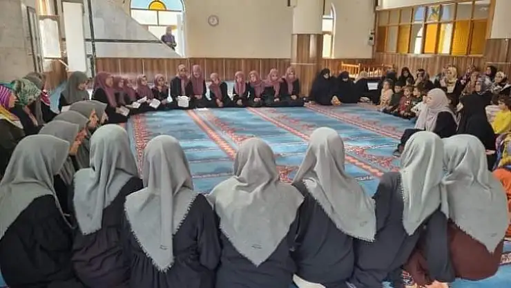 Çermik'te bayanlara yönelik Mevlid-i Nebi programı düzenlendi