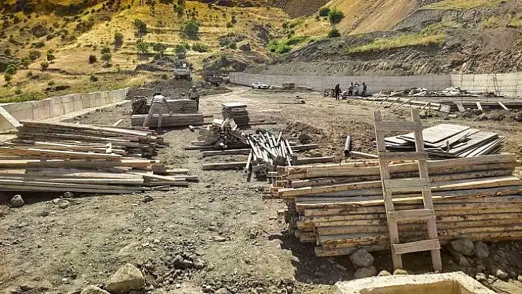 Çermik'te hayvan satış ve kesim alanı inşa ediliyor