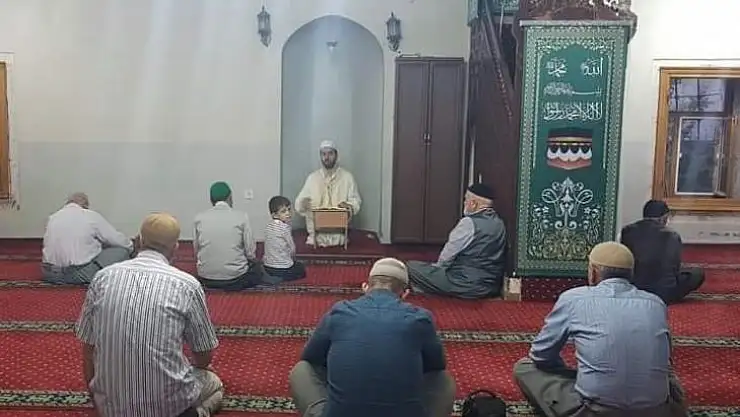 Çermik'te sabah namazı buluşması