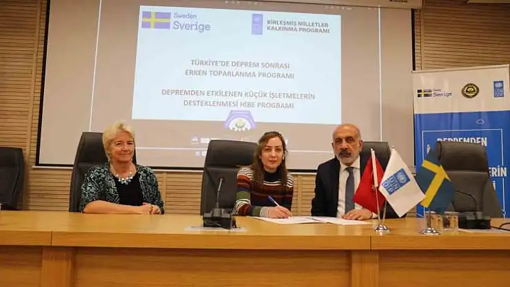 Diyarbakır'da 228 işletmeye 539 bin dolarlık deprem desteği