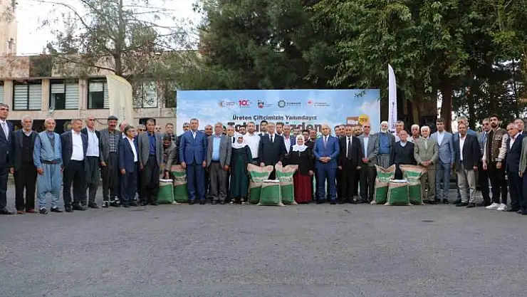 Diyarbakır'da çiftçilere 13 milyon TL değerinde kırmızı mercimek tohumu desteği sağlandı