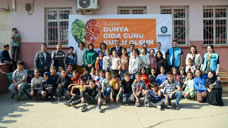 Diyarbakır'da Dünya Gıda Günü'nde öğrenciler bilgilendirildi