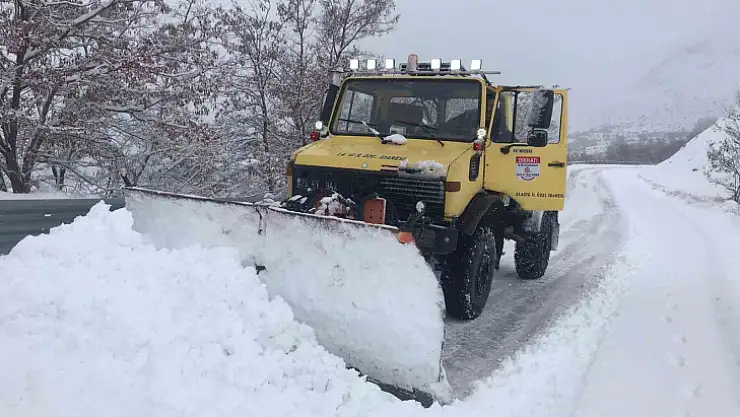 Elazığ'da 337 köy yolu ulaşıma açıldı