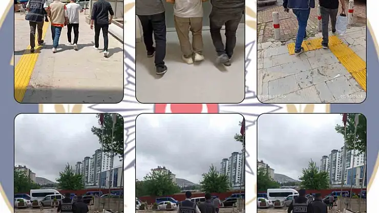 Elazığ'da kesinleşmiş hapis cezası bulunan 17 zanlı yakalandı