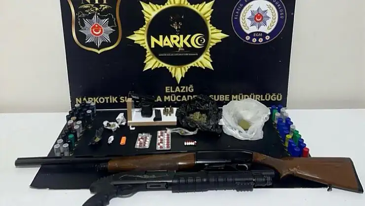 Elazığ'da uyuşturucu operasyonu: 8 gözaltı