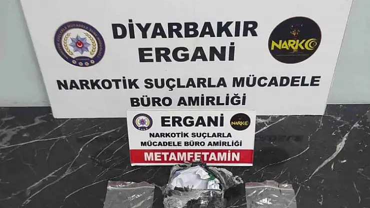 Ergani'de şüpheli şahsın üzerinde uyuşturucu ele geçirildi