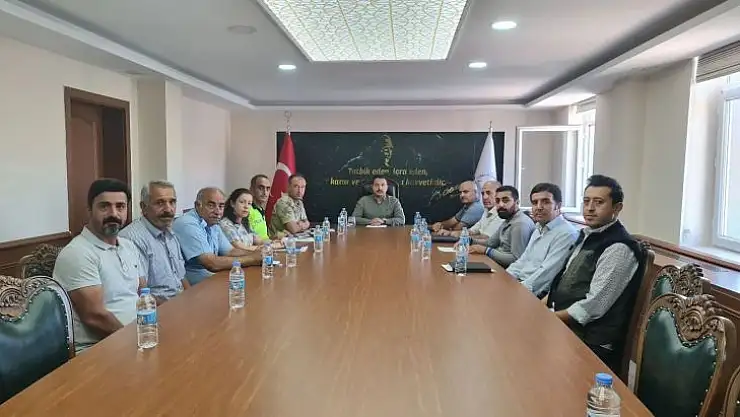 Hozat'ta orman yangınlarıyla mücadele toplantısı