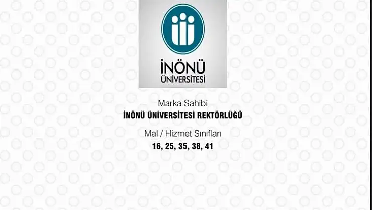 İnönü Üniversitesi'ne 'Marka Tescil Belgesi'