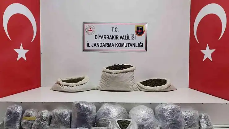 Jandarma'dan Diyarbakır'da uyuşturucu operasyonu