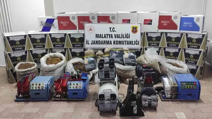 Jandarmadan kaçak sigara operasyonu