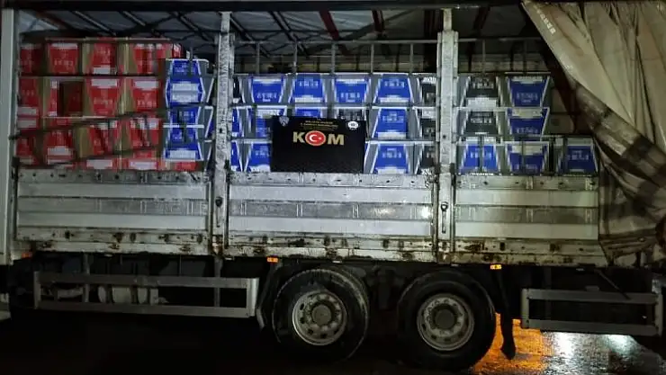 Malatya'da 5 milyon 500 bin adet makaron ele geçirildi