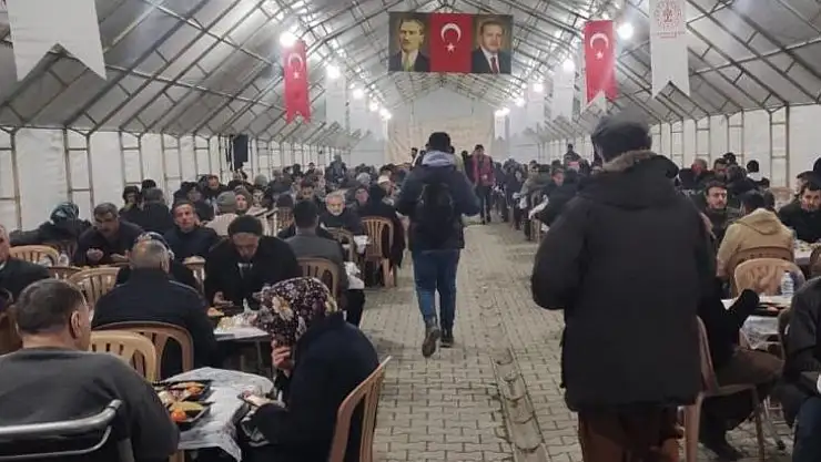 Malatya'da ilk iftar yapıldı