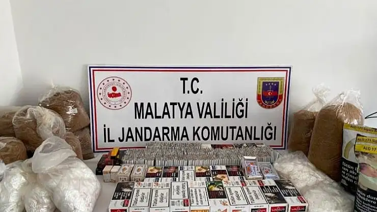 Malatya'da jandarmadan kaçak tütün operasyonu