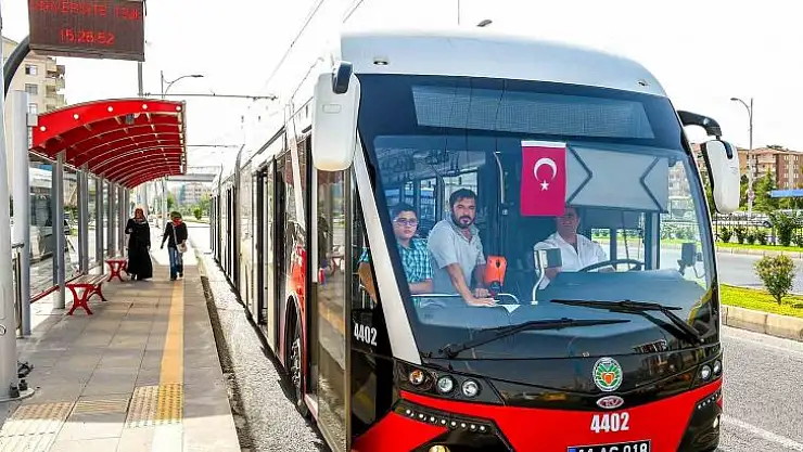 Malatya'da toplu taşıma araçları bayramın birimci günü ücretsiz