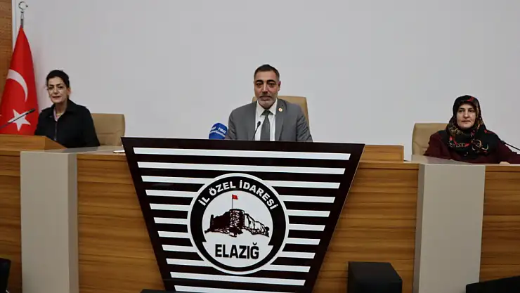 Elazığ İl Genel Meclisi'nden iki önemli proje kararı