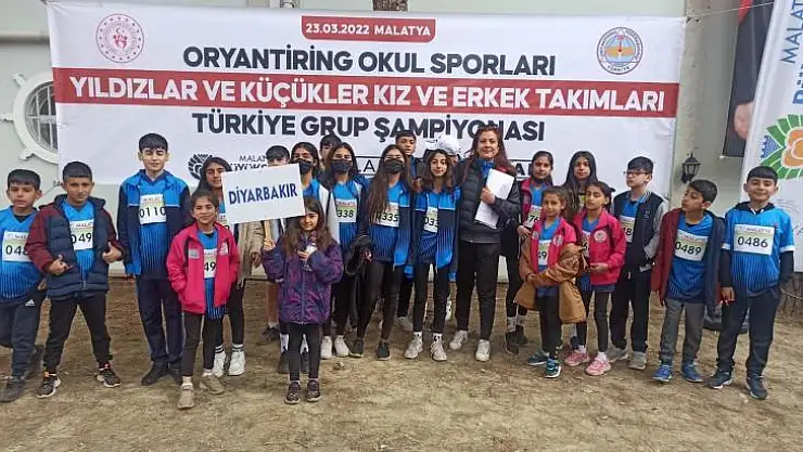 Mehmet Cansız Ortaokulu oryantiring dalında bölge birincisi oldu