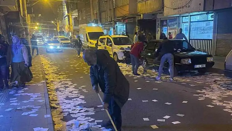 Muhtarın ilk icraatı cadde temizliği oldu